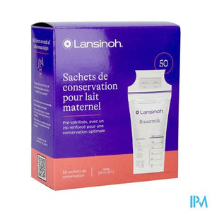 Lansinoh Bewaarzakjes Moedermelk 50 40056