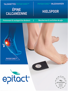 Epitact Inleghakken Physio Choc Dame 1 Paar 0661