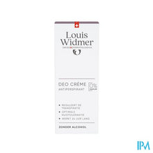 Load image into Gallery viewer, Widmer Deo Creme Antiperspirant Zonder Parfum 40ml
