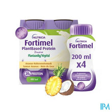 Afbeelding in Gallery-weergave laden, Fortimel Plantbased Pr. 2kcal Anan.-kokosn.4x200ml
