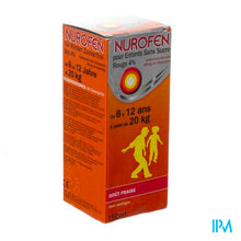 Load image into Gallery viewer, Nurofen Impexeco 4% Sirop Strawberry Zs Kind 150ml
