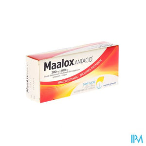 Maalox Antacid Zs Lemon 200/400mg Kauwtabl 40 Bl.