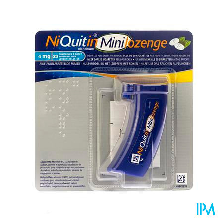 Niquitin 4,0mg Minilozenge Zuigtabletten 20
