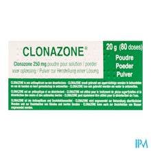Charger l'image dans la galerie, Clonazone 250mg Pdr Voor Oplossing Tube 20g
