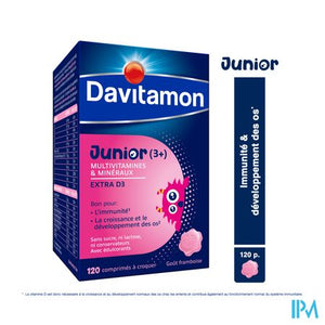 Davitamon Junior Framboos V1 Comp 120