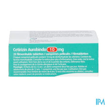 Charger l'image dans la galerie, Cetirizin Aurobindo 10mg Filmomh Tabl 20
