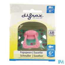 Afbeelding in Gallery-weergave laden, Difrax Fopspeen Natural 6m+ Girl
