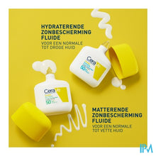 Afbeelding in Gallery-weergave laden, Cerave Sun Zonne Fluide Hydra Onzichtb.spf50 50ml
