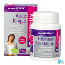 Afbeelding in Gallery-weergave laden, Mannavital Foliumzuur Platinum V-caps 90
