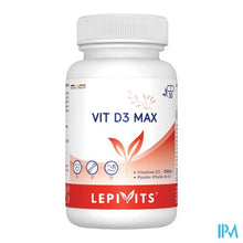 Afbeelding in Gallery-weergave laden, Vit D3 Max 3000ie Caps 30 Lepivits
