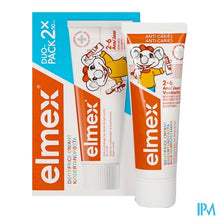 Charger l'image dans la galerie, Elmex Tandpasta Kind 2-6 Jaar 2x50ml
