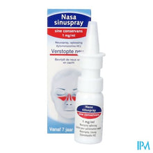 Afbeelding in Gallery-weergave laden, Nasasinuspray 1mg/ml Sine Cons. Neusverstop. 10ml
