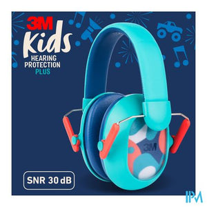 3m Kids Plus Gehoorbesch. Oorkap Kind Groenblauw