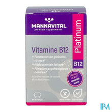 Afbeelding in Gallery-weergave laden, Mannavital Vitamine B12 Platinum V-tabl 60 Nf
