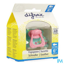 Load image into Gallery viewer, Difrax Fopspeen Natural 6+ M Girl
