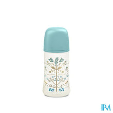 Load image into Gallery viewer, Suavinex Gold Bottle Silicone Slow Flow 270ml Blue
