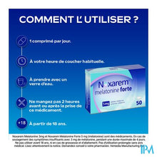 Load image into Gallery viewer, Noxarem Melatonine Forte 5mg Tabl 50
