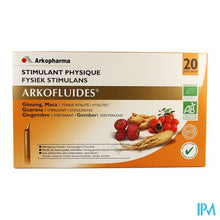 Afbeelding in Gallery-weergave laden, Arkofluide Fysieke+intelect.stimulans Unicadose 20
