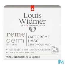 Load image into Gallery viewer, Widmer Remederm Dagcreme Uv 30 Zonder Parfum 50ml
