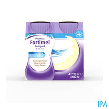Load image into Gallery viewer, Fortimel Compact 2.4kcal Banaan 4x125ml
