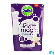 Load image into Gallery viewer, Dettol Foam Magic Orchidee/vanille Navulling 200ml
