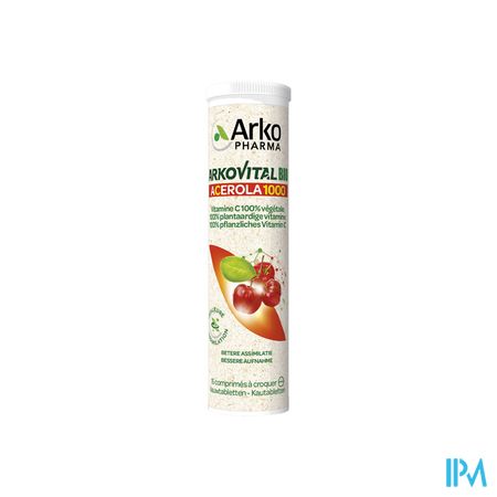 Arkovital Acerola 1000 Bio Comp A Croquer 15