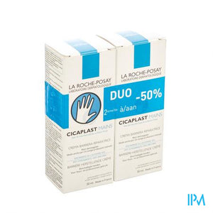 La Roche Posay Cicaplast Handcreme Duo 2x50ml 2e-50%