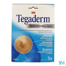 Afbeelding in Gallery-weergave laden, Tegaderm 3m Film Dressing Transp 10x12cm 5 1626p
