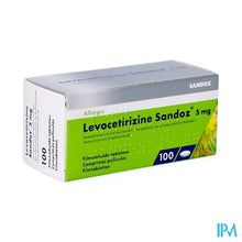 Load image into Gallery viewer, Levocetirizine Sandoz 5mg Comp Enrob.100 X 5mg
