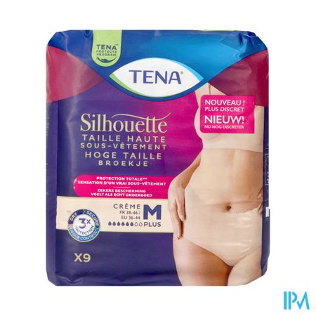 Tena Silhouette Plus Creme Hoge Taille M 9