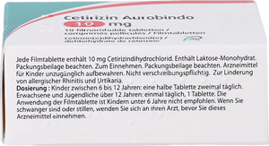 Cetirizin Aurobindo 10mg Filmomh Tabl 10