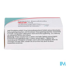 Afbeelding in Gallery-weergave laden, Cetirizin Aurobindo 10mg Filmomh Tabl 10

