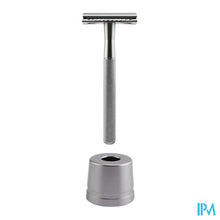 Afbeelding in Gallery-weergave laden, Wondr Safety Razor + Houder Zilver
