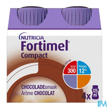 Load image into Gallery viewer, Fortimel Compact Chocolade 4x125ml
