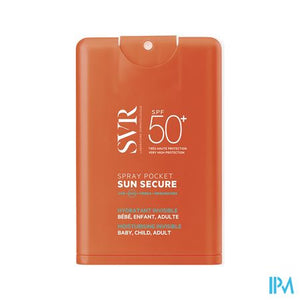 Svr Sun Secure Spray Pocket Spf50+ 20ml