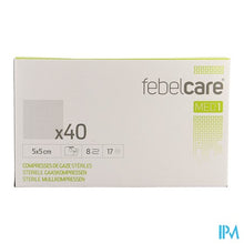 Afbeelding in Gallery-weergave laden, Febelcare Med1 Steriele Gaaskompres 5,0x5,0cm 40x1
