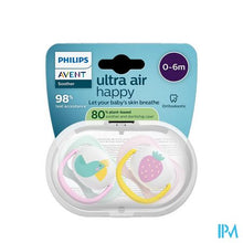 Load image into Gallery viewer, Philips Avent Fopspeen +0m Air Collection Girl 2
