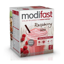 Afbeelding in Gallery-weergave laden, Modifast Lcd Raspberry Milkshake Zakje 8x55g
