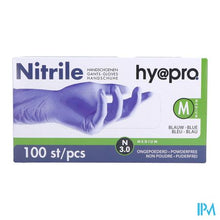 Afbeelding in Gallery-weergave laden, Pharmex Handschoenen Blauw Nitril M Poedervrij 100
