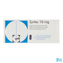Charger l'image dans la galerie, Zyrtec Impexeco Comp Pell 20 X 10mg Pip

