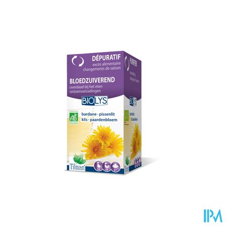 Biolys Klit-paardebloem Tisane Tea-bags 20