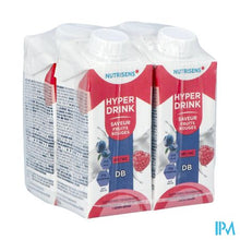 Afbeelding in Gallery-weergave laden, Nutrisens Hyperdrink Db Lact Rode Vruchten 4x200ml
