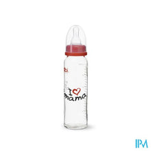 Charger l'image dans la galerie, Bibi Zuigfles Glas Mama Papa 250ml Verv. 1071075

