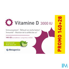 Charger l'image dans la galerie, Vitamine D 3000iu Kauwtabl 140+28 Metagenics
