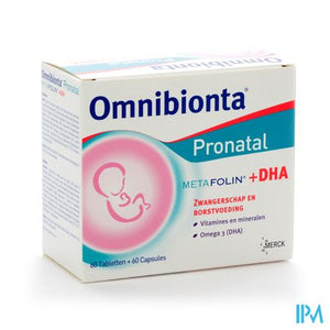 Omnibionta Pronatal Metafolin+dha Tabl 60+caps 60