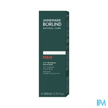 Afbeelding in Gallery-weergave laden, Annemarie Borlind Men 2in1 Cleans. Face Body 200ml
