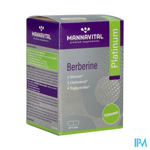 Mannavital Berberine Platinum V-caps 60