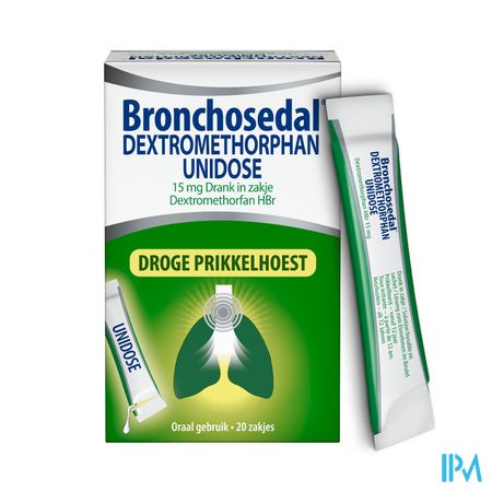 Bronchosedal Dextromethor.15mg Opl Zakje 20x5ml Ud