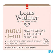 Charger l'image dans la galerie, Widmer Nutriderm Nachtcreme Vitalisante Zonder Parfum 50ml
