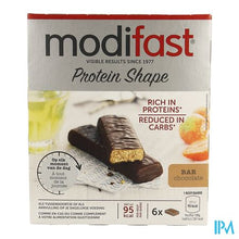 Afbeelding in Gallery-weergave laden, Modifast Protiplus Reep Pure Chocolade-chocola162g
